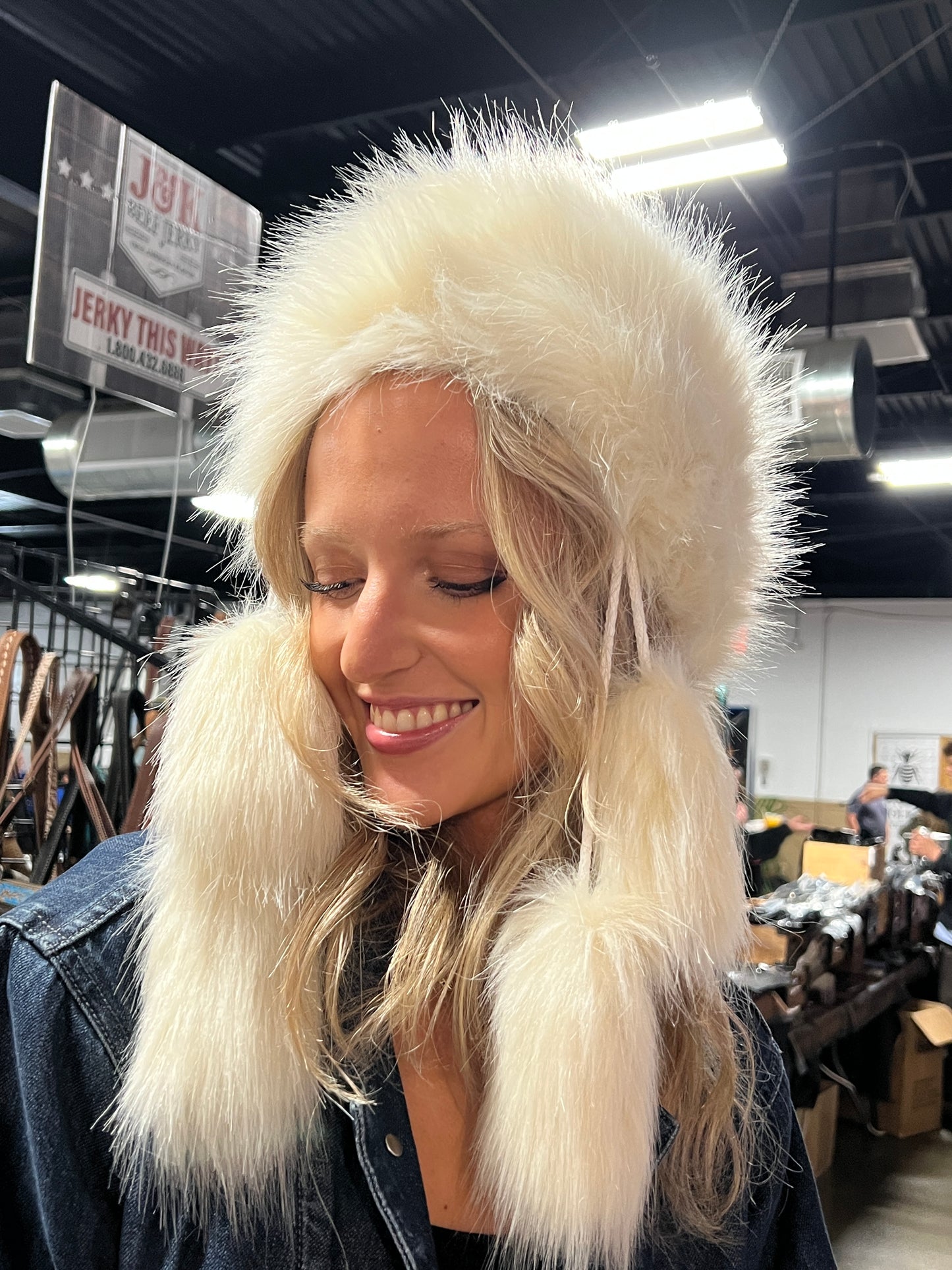 FAUX FUR TRAPPER HATS