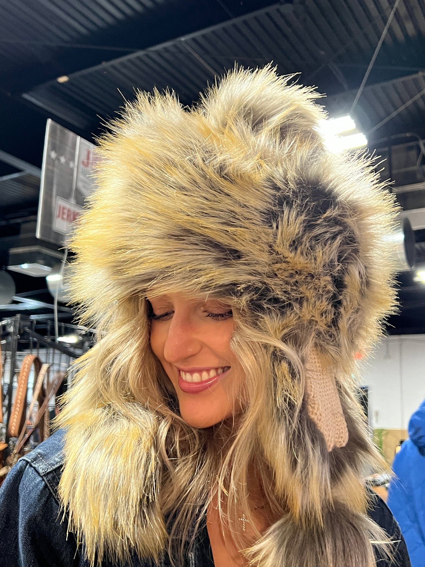 FAUX FUR TRAPPER HATS