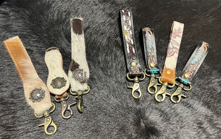 KEY CHAINS, WRIST STRAPS & WESTERN BLING