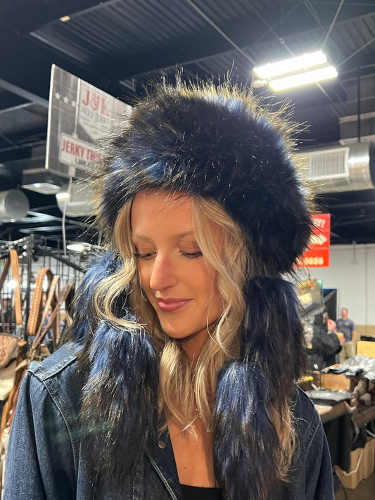 FAUX FUR TRAPPER HATS